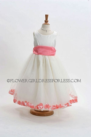 Mb Ico Flower Girl Dress Style Choice Of White Or Ivory Dress