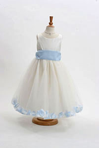 periwinkle flower girl dress