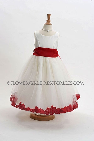 MB_152IR - Flower Girl Dress Style 152-Choice of White or Ivory Dress ...