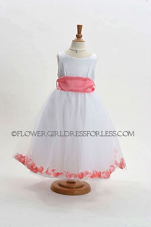 MB_152WCOR - Flower Girl Dress Style 152-Choice of White or Ivory Dress ...