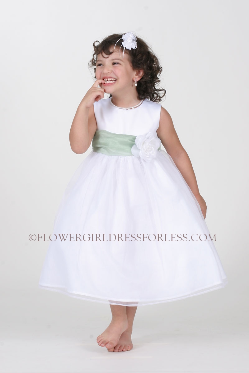 girls sage dress