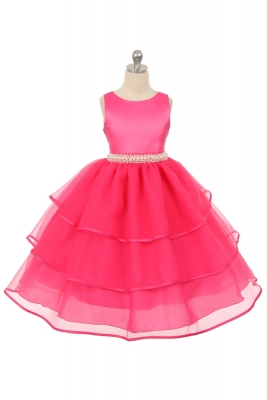 hot pink girls dresses