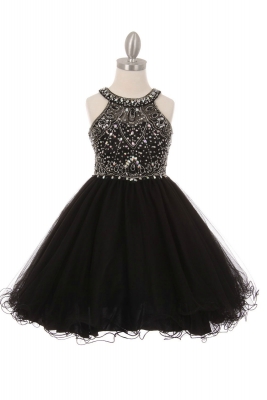 black colour frock for baby girl