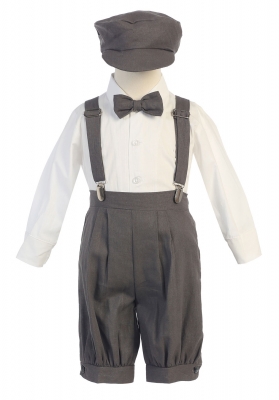 Suspender and Shorts Set Style G827 - Suspender and Shorts with Hat Set in Choice of Color