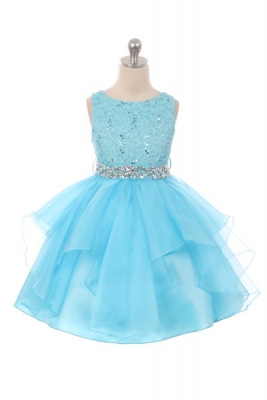 Turquoise - Flower Girl Dresses - Flower Girl Dress For Less
