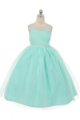 Turquoise - Flower Girl Dresses - Flower Girl Dress For Less