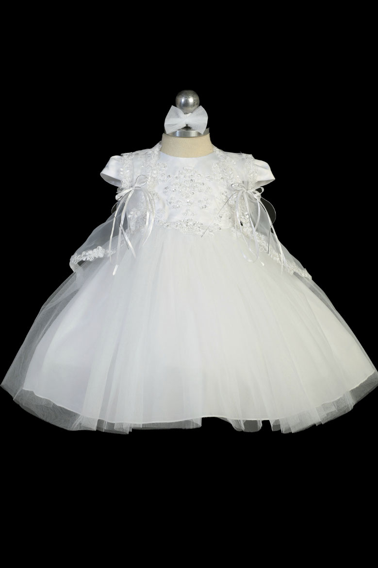 TT_2325 - Girls Baptism and Christening Outfit Set WHITE Style 2325 ...