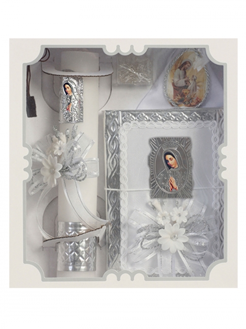 first communion candle set girl