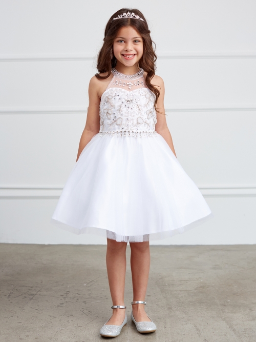 Halter neck flower girl dresses hotsell