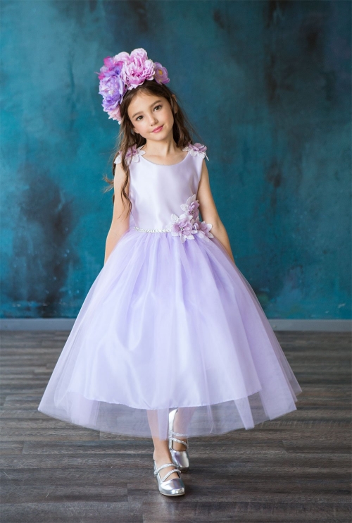 Lilac little girl dresses online