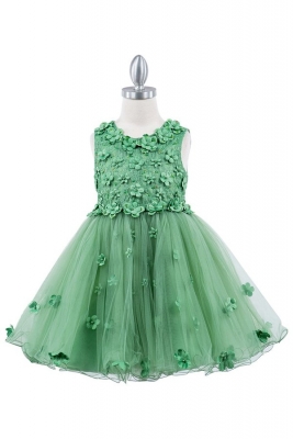 Sage Green - Flower Girl Dresses - Flower Girl Dress For Less