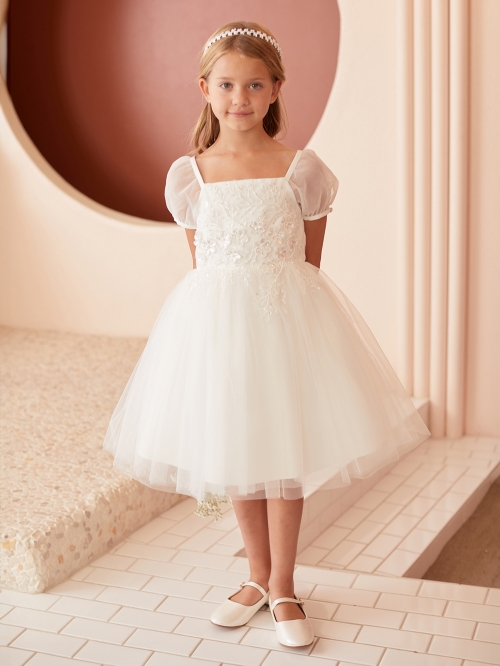 Tip Top offers USA baby infant dress flower girl wedding communion white formal 12 mon