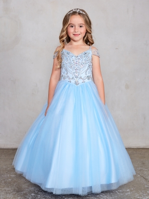 Light Blue - Flower Girl Dresses - Flower Girl Dress For Less