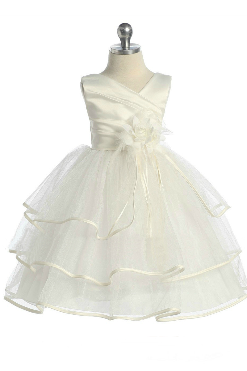 Ivory Flower Girl Dresses - Flower Girl Dress For Less