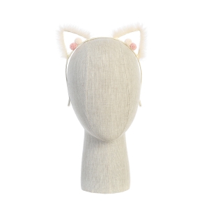 Ivory Cat Ear Headband