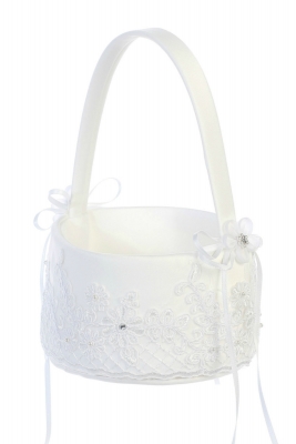 Flower Girl Basket - Style BK10 in Choice of Color