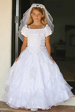 Girls' Designer White Dresses