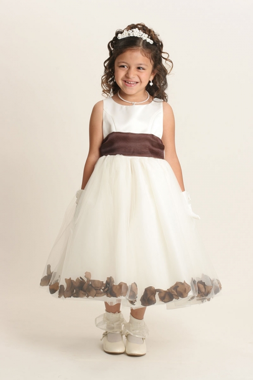 flower girl dress for less