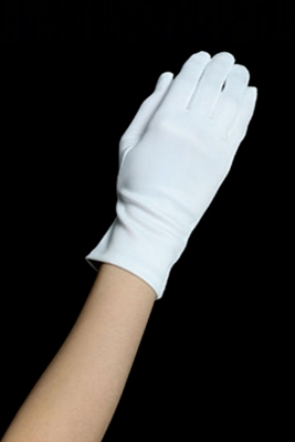 Matte Satin Short Gloves for Women-Adult