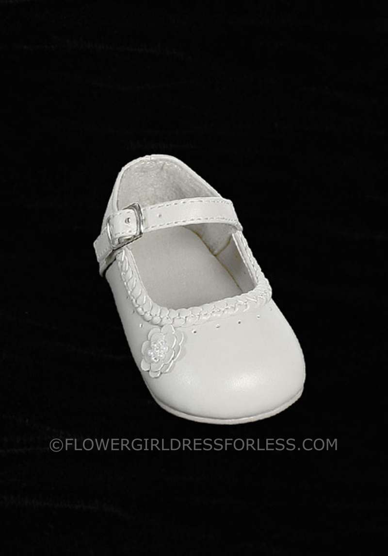 TT_S47 - Flower Girl Shoe Style S47- Soft Patent Mary Jane Shoe with ...